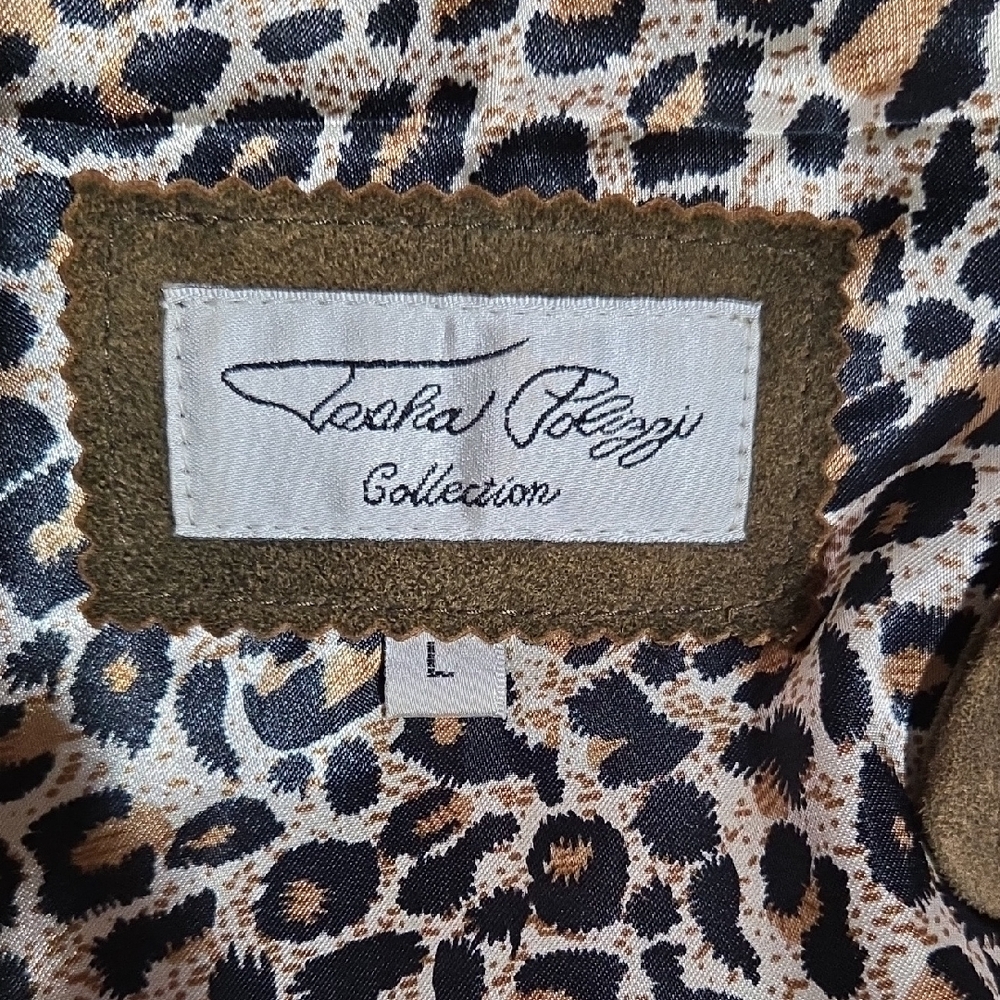 NWOT! Tasha Polizzi Beautiful Suede Jacket w/ Floral Embroidery & Beading - Picture 13 of 13